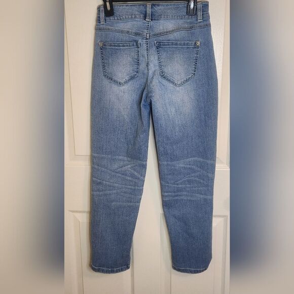 INC Denim Boyfriend 2/26 Light Blue High Rise Distressed Women’s Jeans - Picture 7 of 8